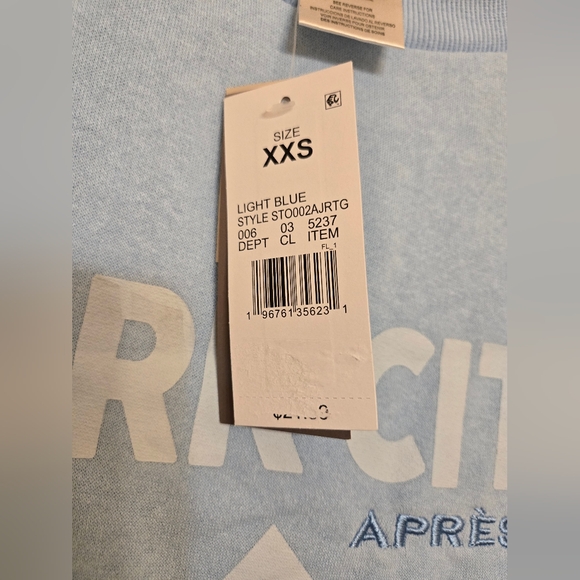 Special Thanks Sweater Light Blue Park City Crewneck - Picture 3 of 3